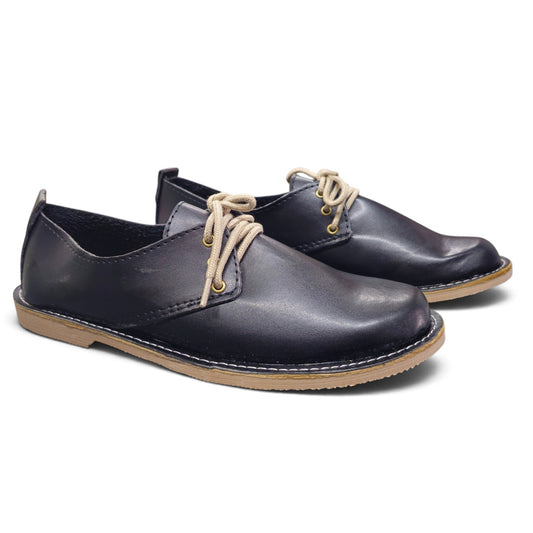 Black Lace Up Veldskoen | Vellies
