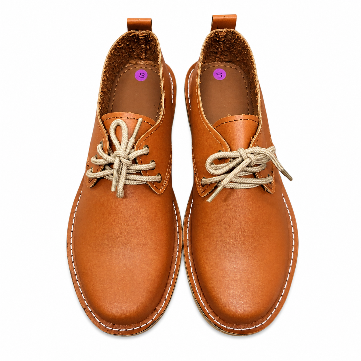 Dark Tan Lace Up Veldskoen | Vellies
