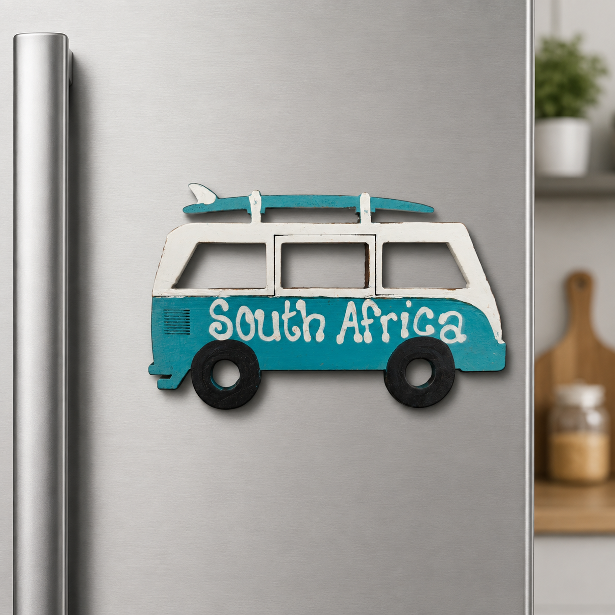 Hand-Painted Kombi Magnet
