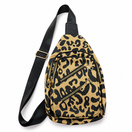 Leopard Print Cross Body Bag | End of Range