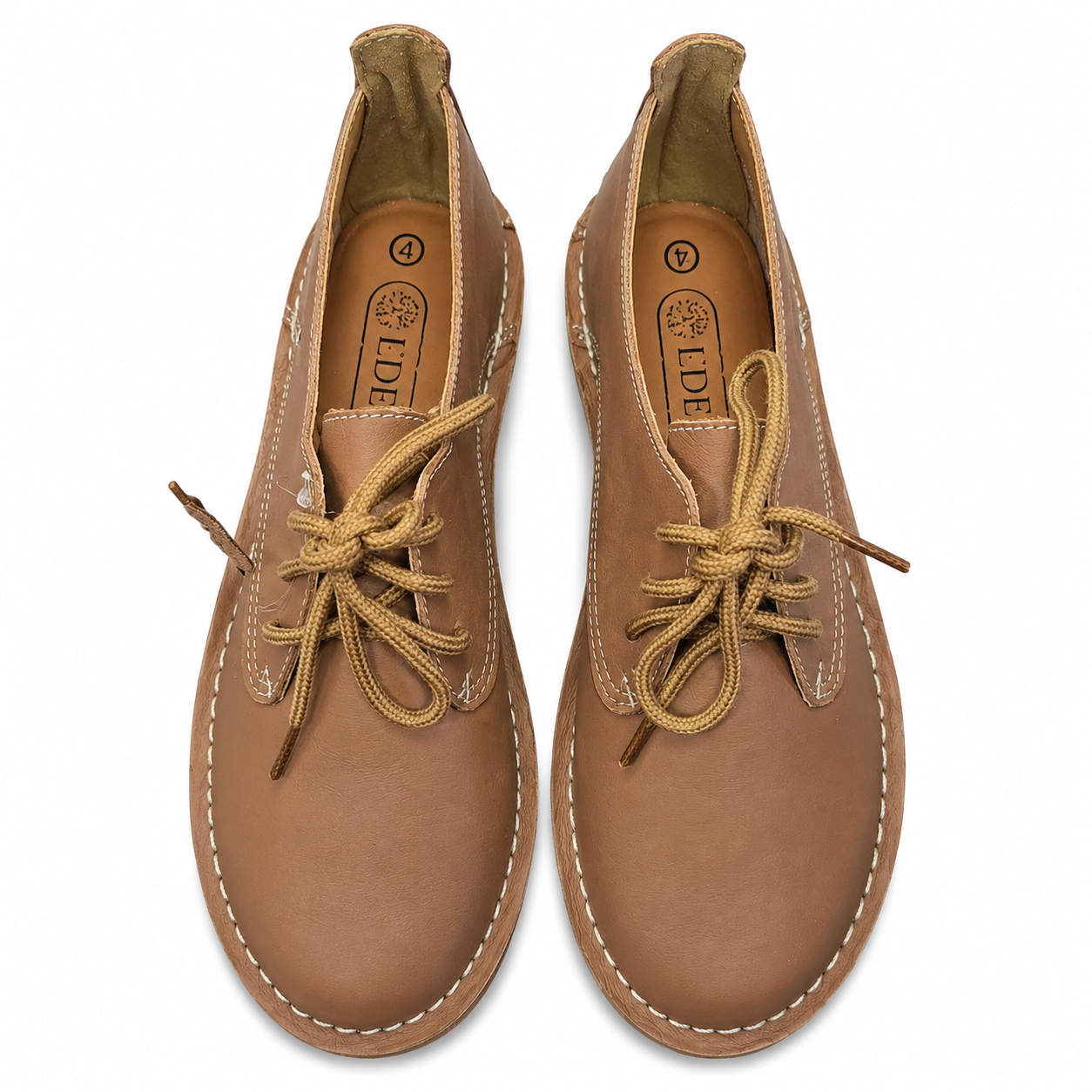Tan Lace Up Veldskoen | Genuine Leather