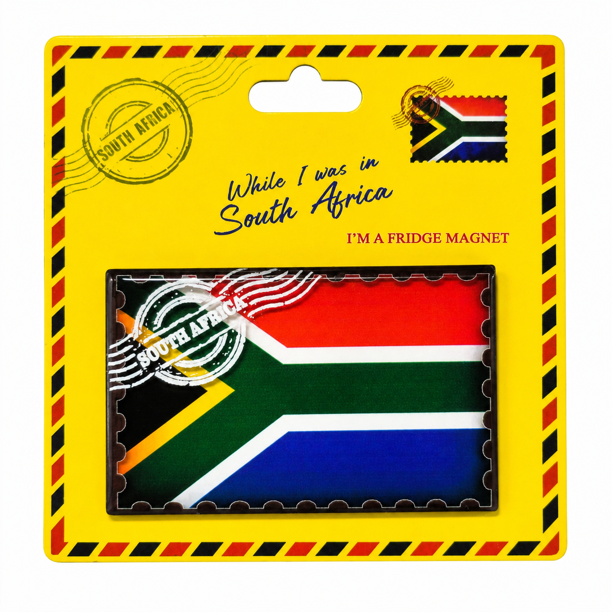 Acrylic Magnet South African Flag