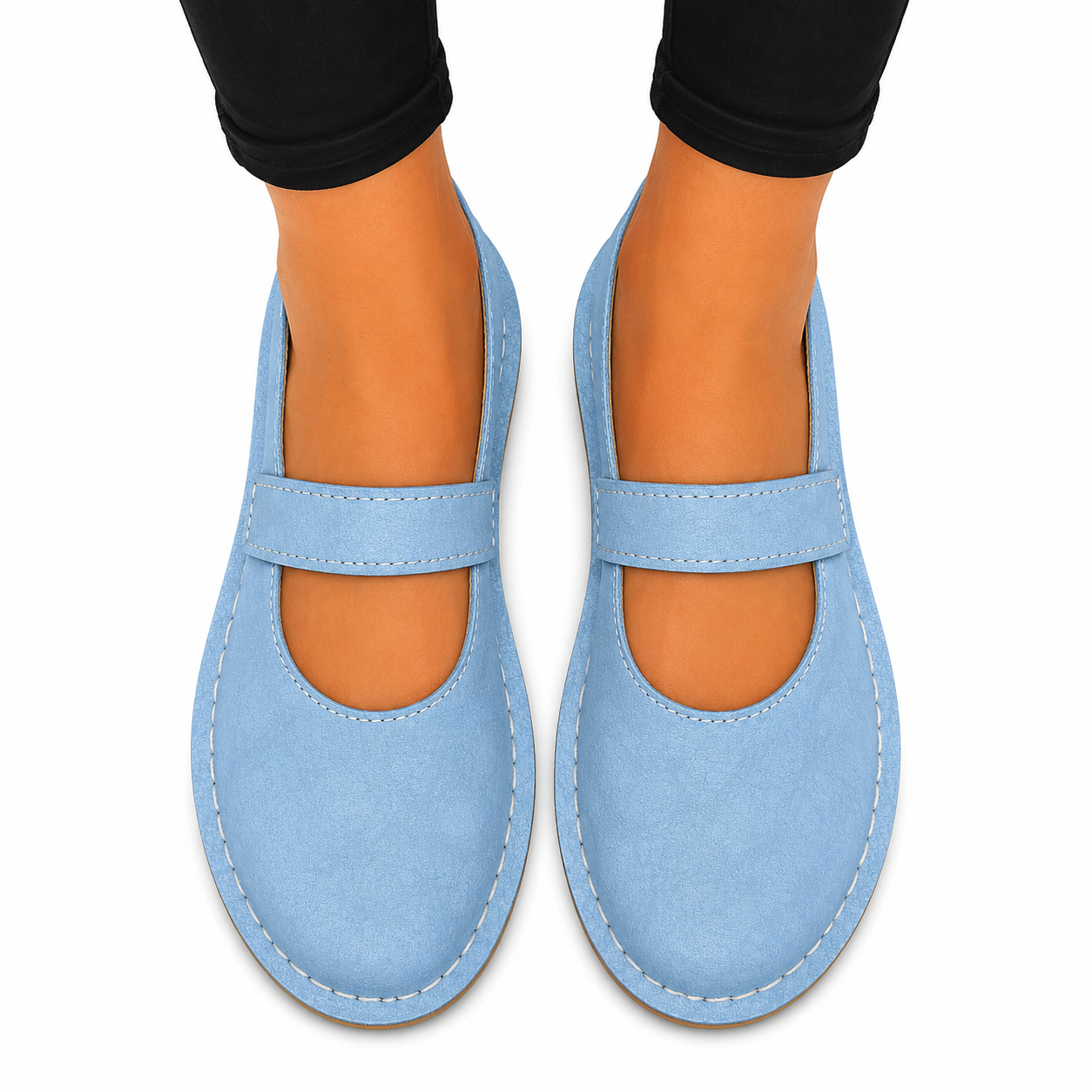 Baby Blue Vellie Pumps