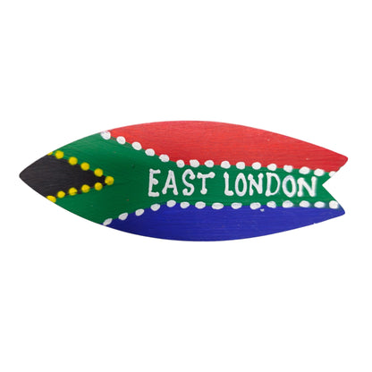 South African Flag Surfboard Magnet