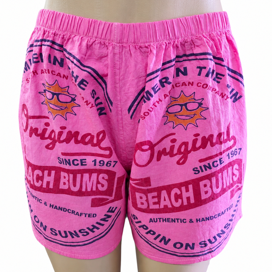Pink Beach Bums  Supa Shorts