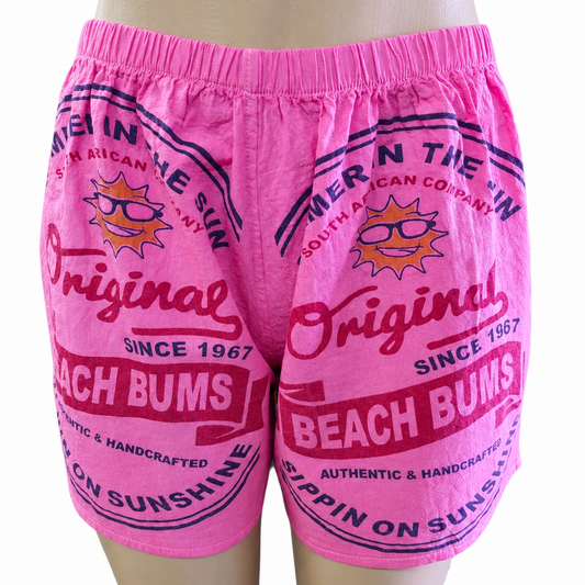 Pink Beach Bums  Supa Shorts