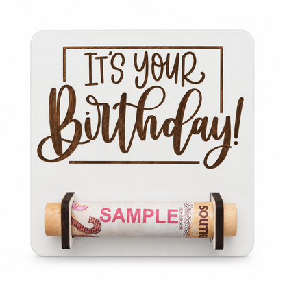 Laser-Cut Reusable Gift Cards