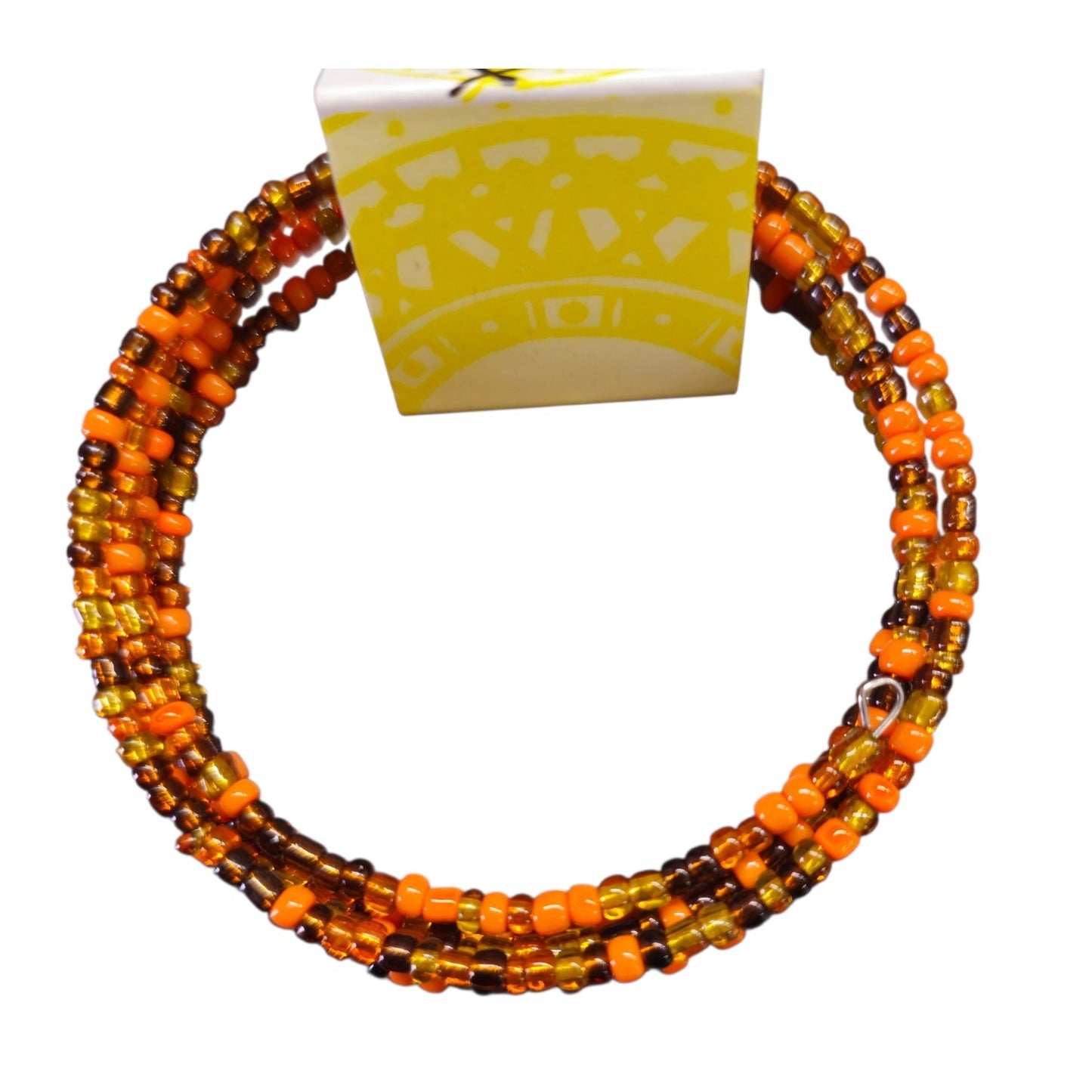 Thin Bead Memory Wire Bracelets