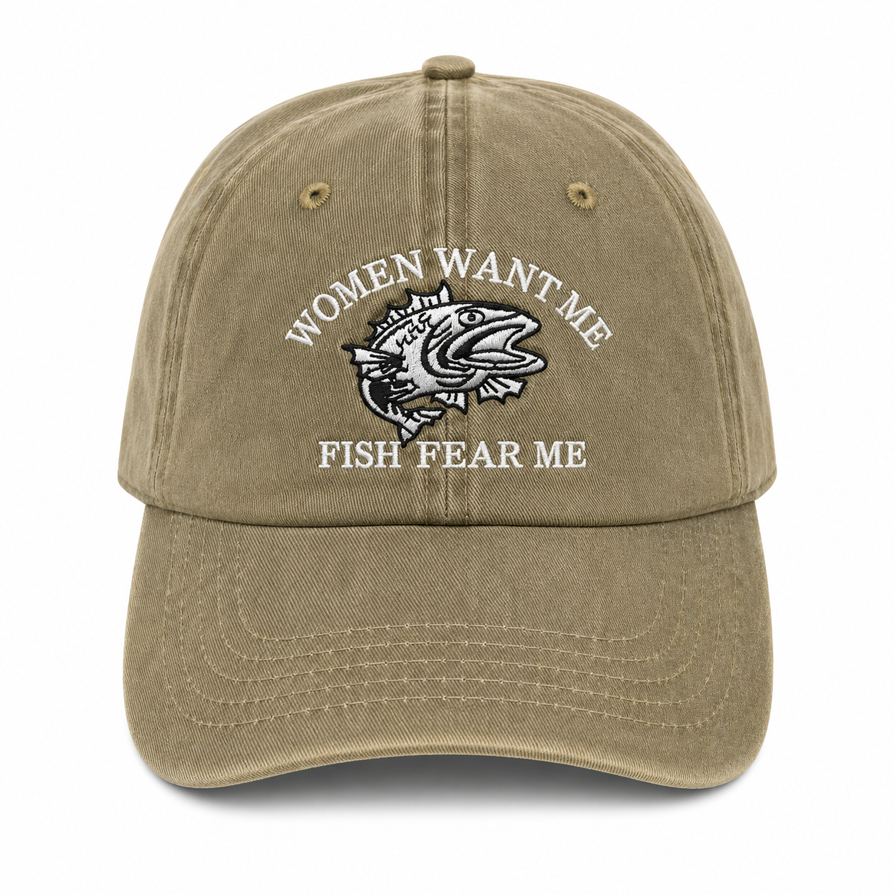 Women Want Me, Fish Fear Me Adult Cap
