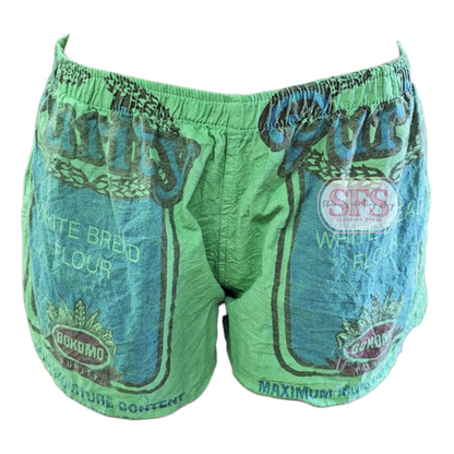 Teal Unisex Flourbag Supa Shorts | Meelbroeke