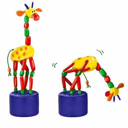 Wooden Bendy Giraffe Toy
