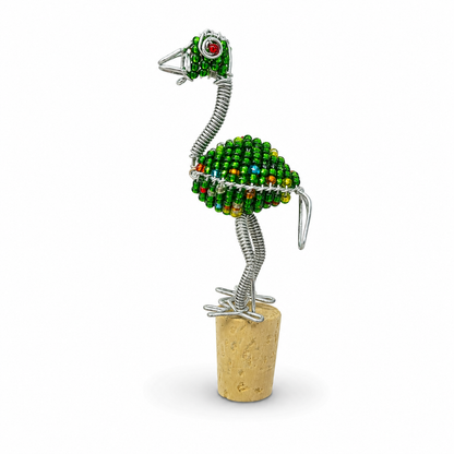 3D Safari Beaded Bottle Stoppers