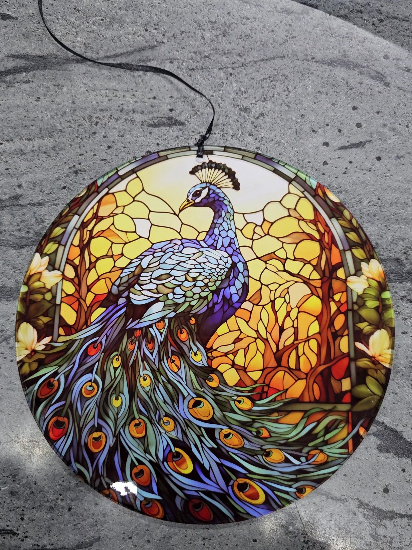 Faux Stained Glass Suncatchers