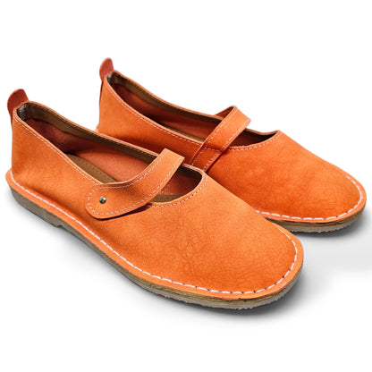 TO11 Orange Vellie Pumps