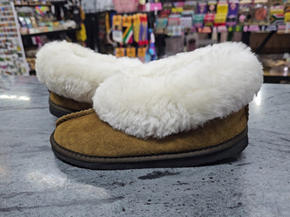 Genuine Karu Leather Sheepskin Slippers TAN