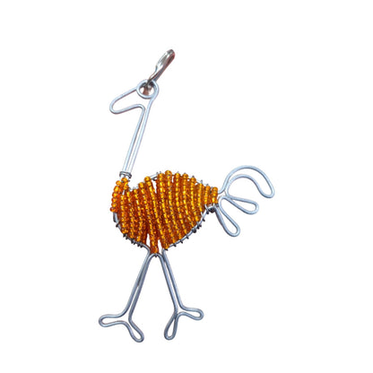 Beaded Wire Safari Keyring