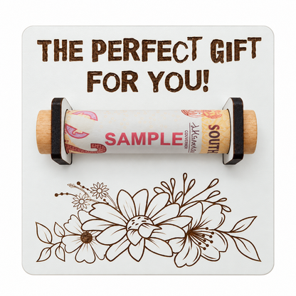Laser-Cut Reusable Gift Cards