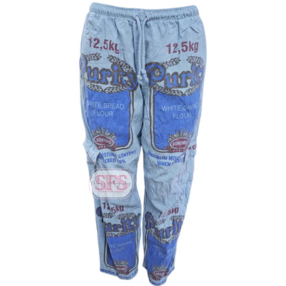 Pale Blue Unisex Flourbag Cargos | Meelbroeke
