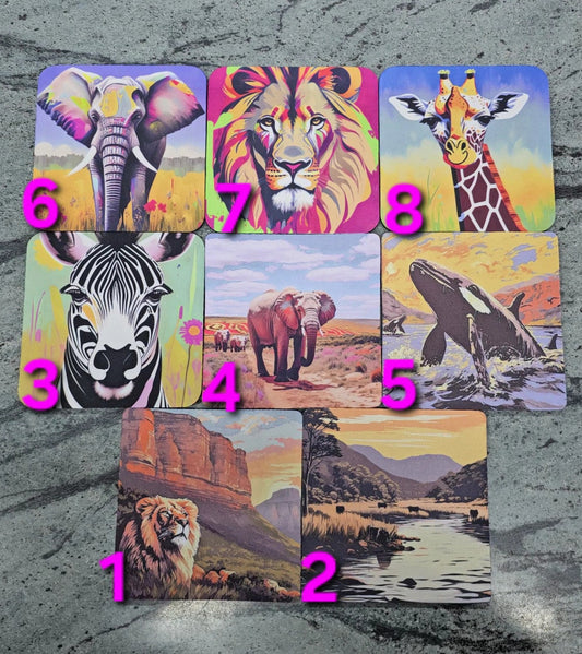 Rubber Square Coasters 3