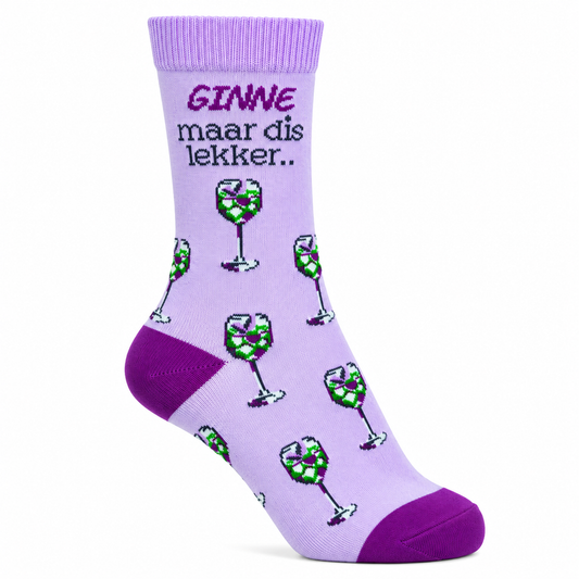 Ginne Lekker Purple Socks