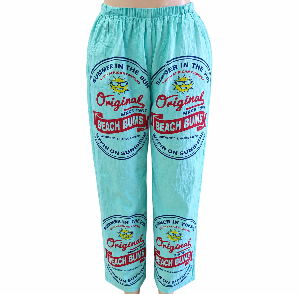Aqua Green Beach Bums Unisex Cargos