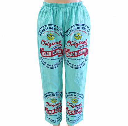 Aqua Green Beach Bums Unisex Cargos