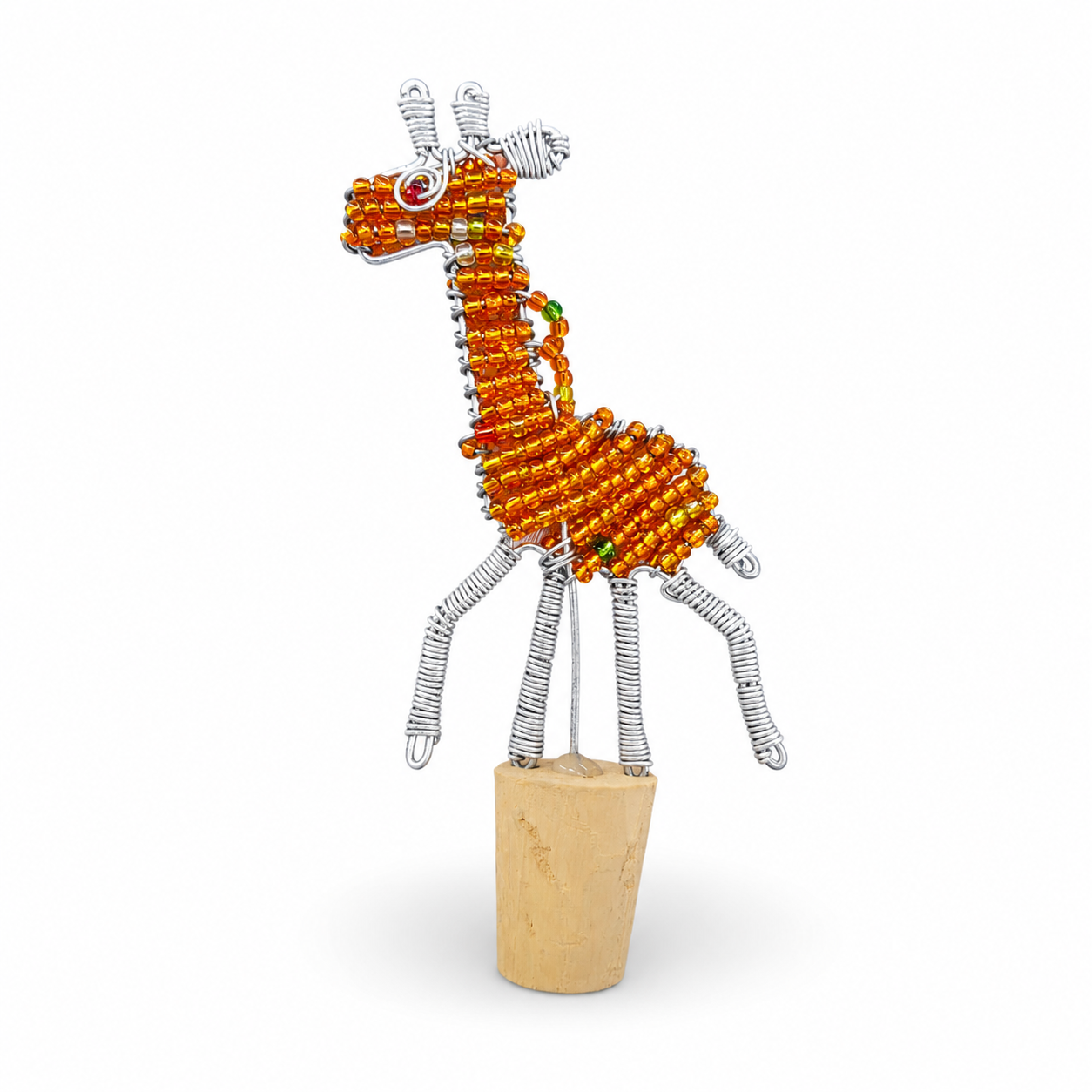 2D Safari Bead Wine Stoppers
