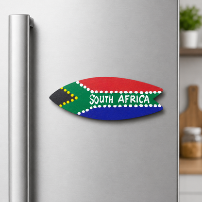 South African Flag Surfboard Magnet
