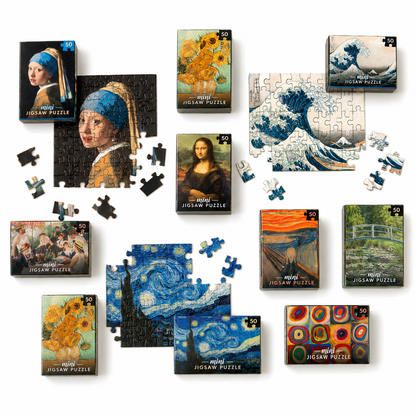"Mini Masterpieces" Artwork Jigsaw Puzzles