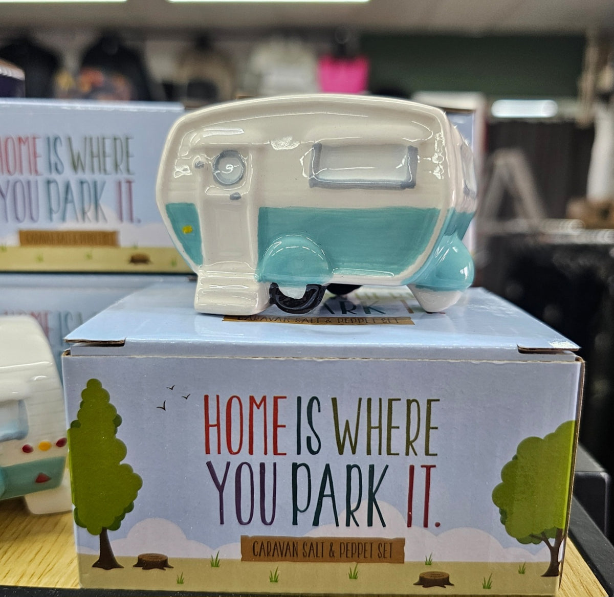 Caravan Salt & Pepper Shakers - Sharon's Factory Shop