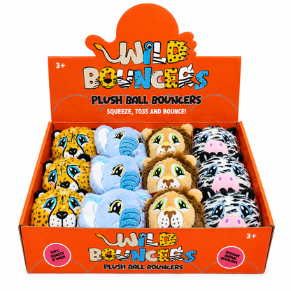 Wild Plush Ball Bouncers