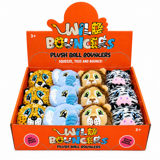 Wild Plush Ball Bouncers