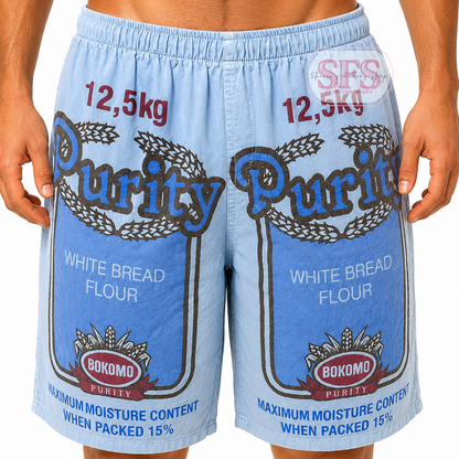 Pale Blue Unisex Flourbag Baggies | Meelbroeke
