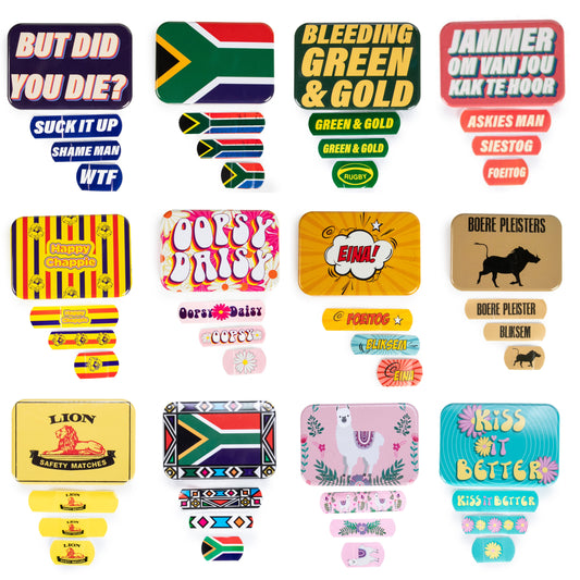 Novelty Plaster Tins (assorted designs)