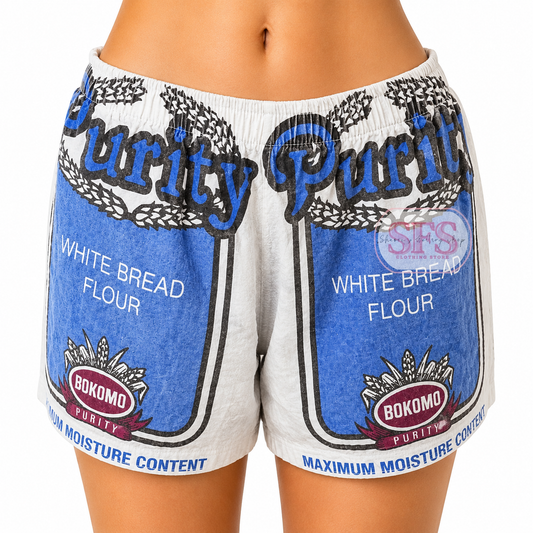 Flourbag Supa Shorts Off White