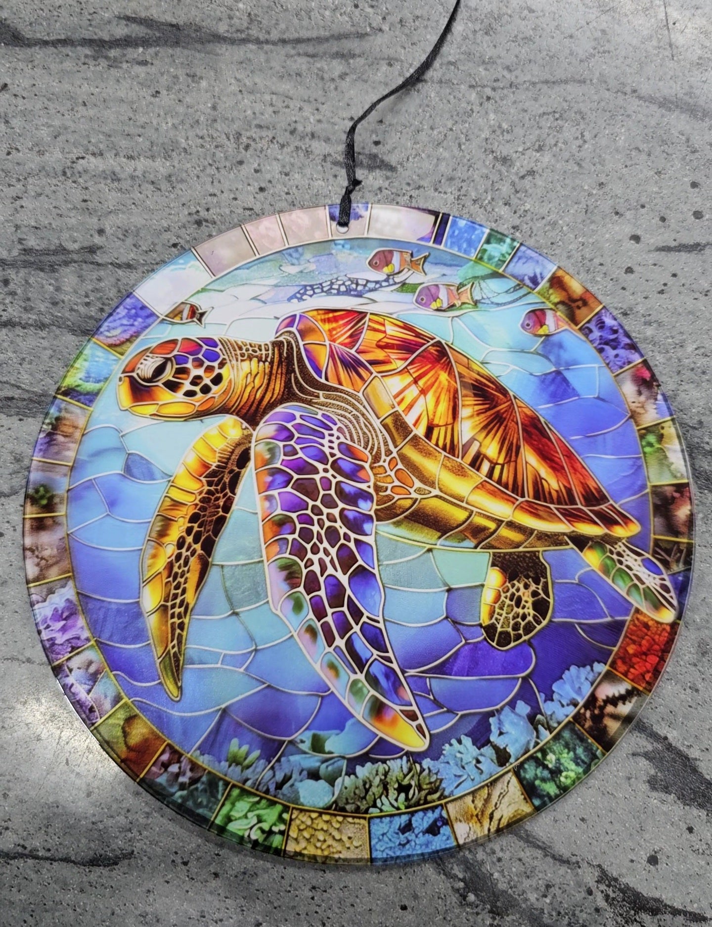 Faux Stained Glass Suncatchers