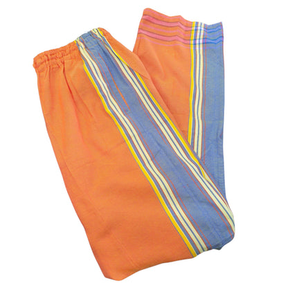 (XL) Orange & Navy Kikoy Unisex Pants