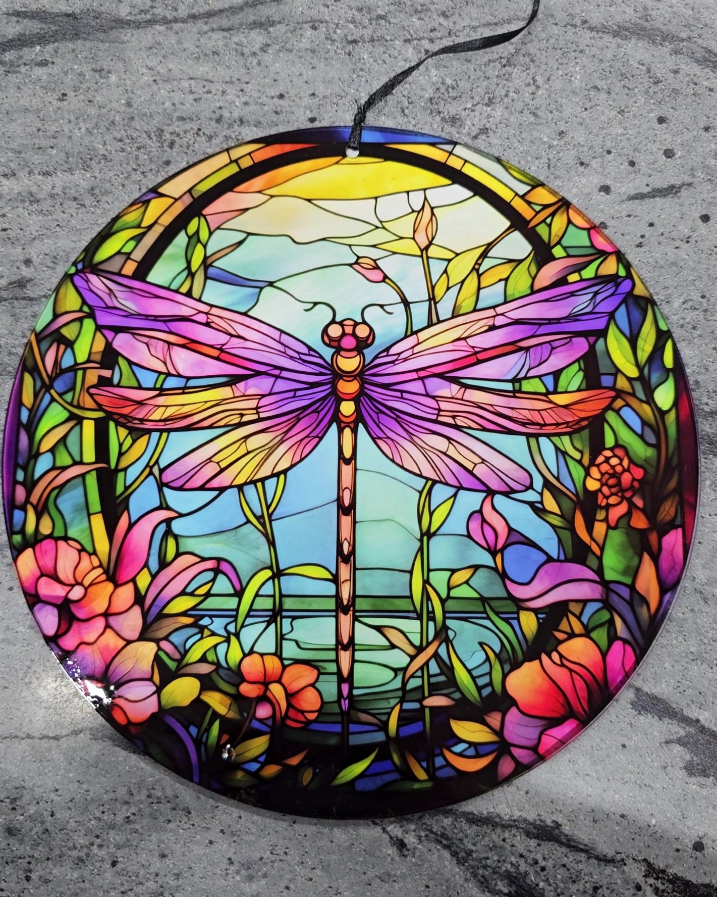 Faux Stained Glass Suncatchers