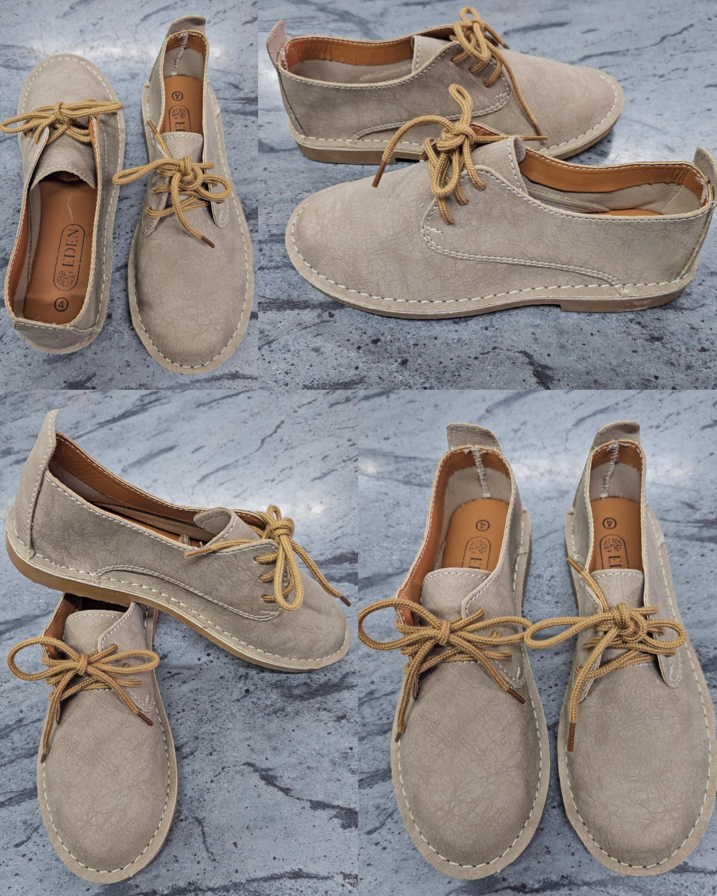 Taupe To11 Synthetic Leather Vellies