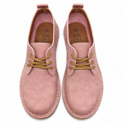 To11 Pink Lace Up Veldskoen | Vellies