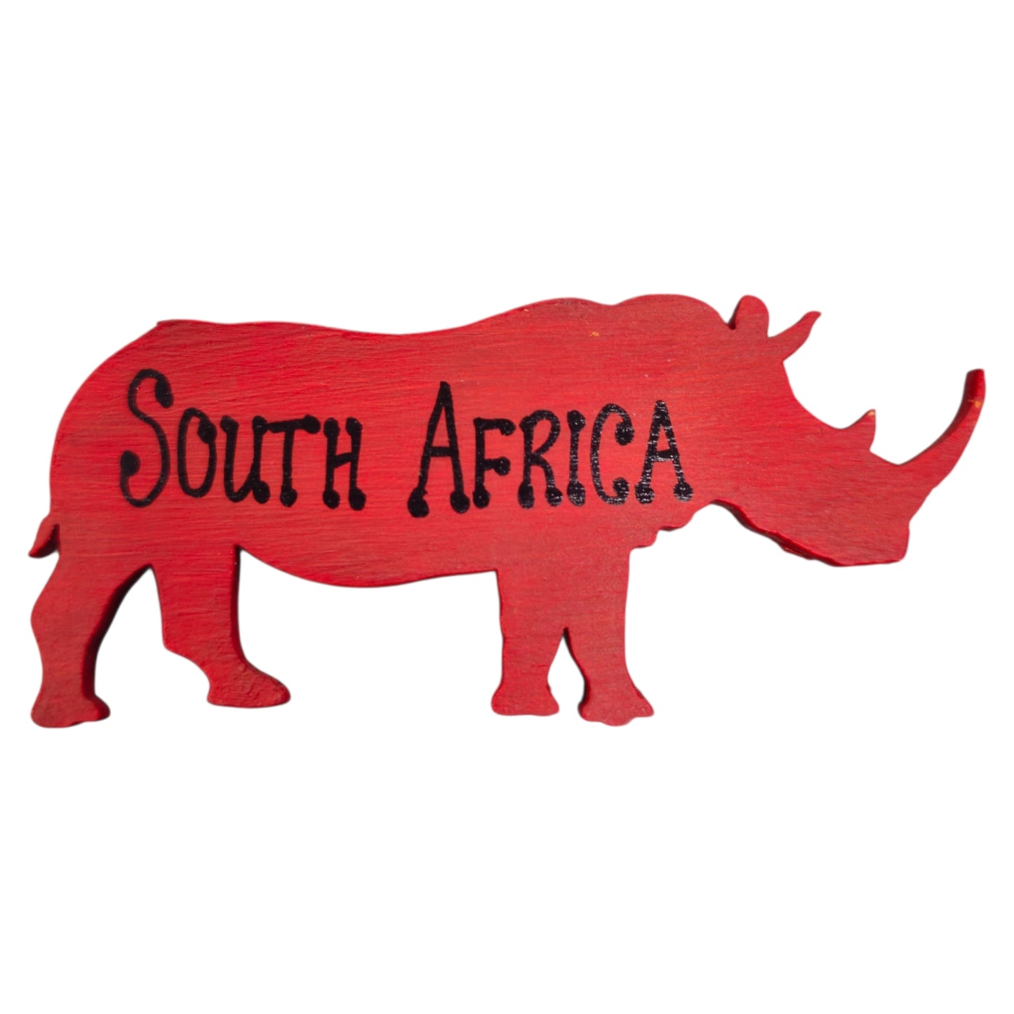 Hand-Painted Rhino Magnet