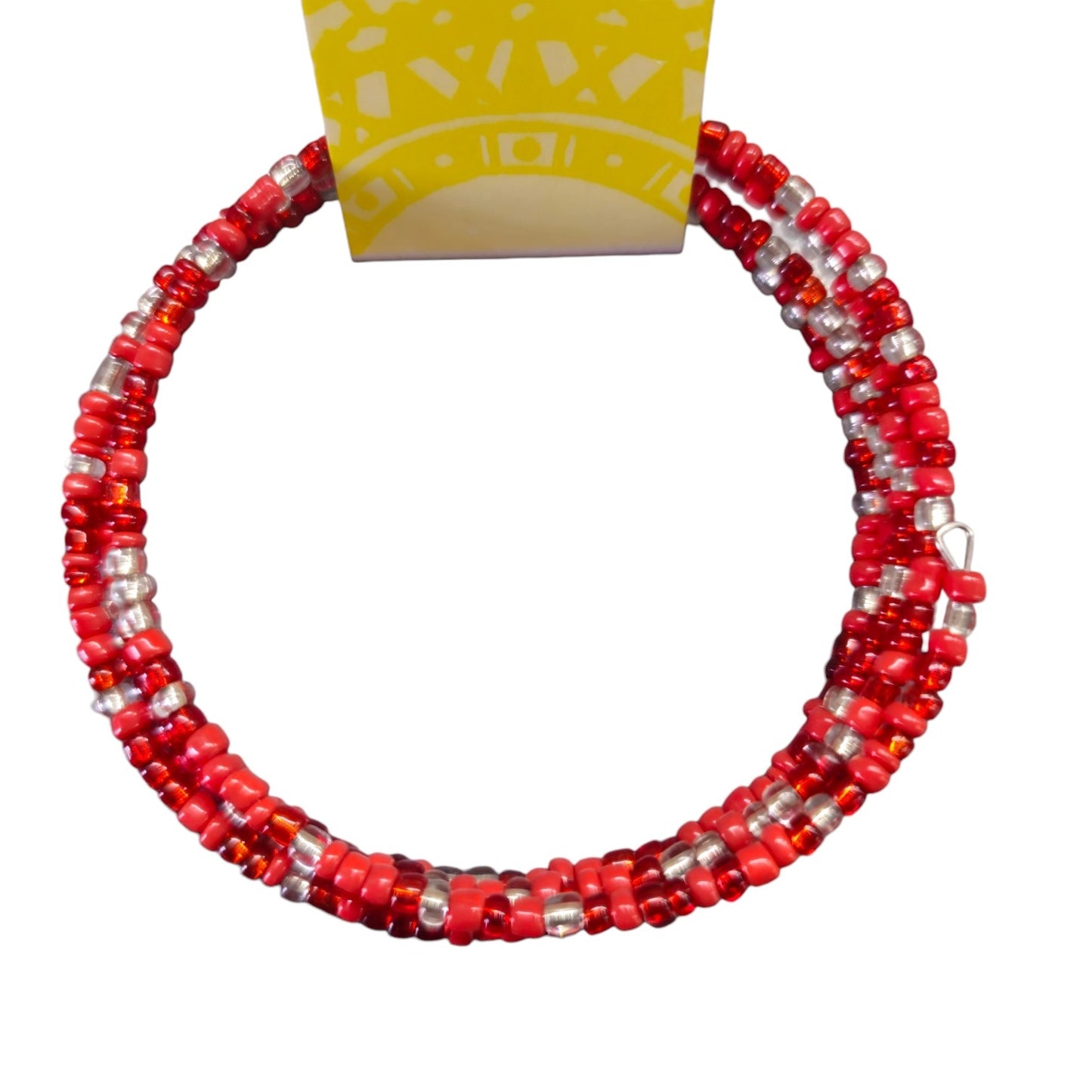 Thin Bead Memory Wire Bracelets