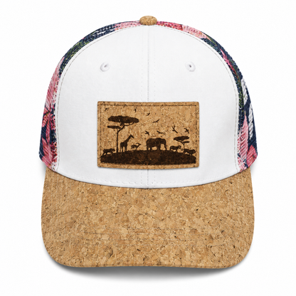 Adult South Africa Cork & Protea Mesh Trucker Cap