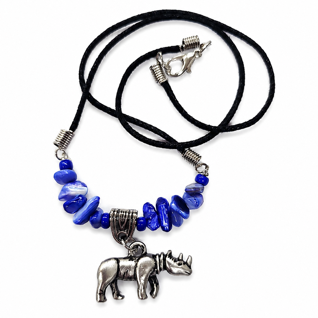 African Wildlife Gemstone Necklace - Sharon's Factory Shop
