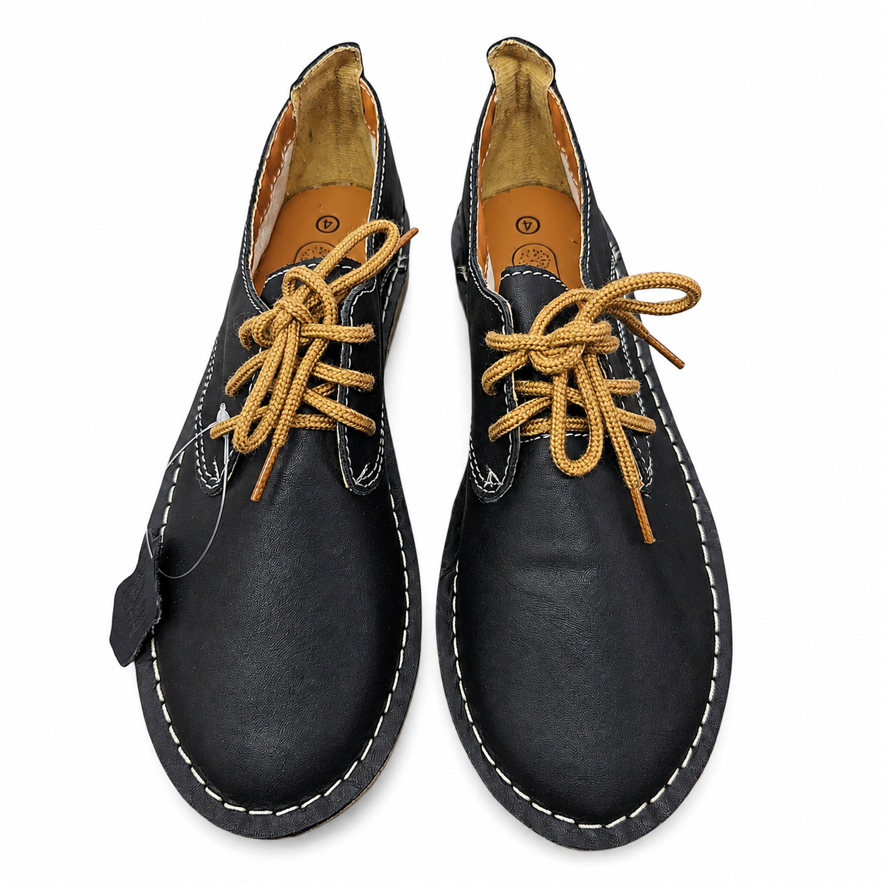 Black Lace Up Veldskoen | Genuine Leather