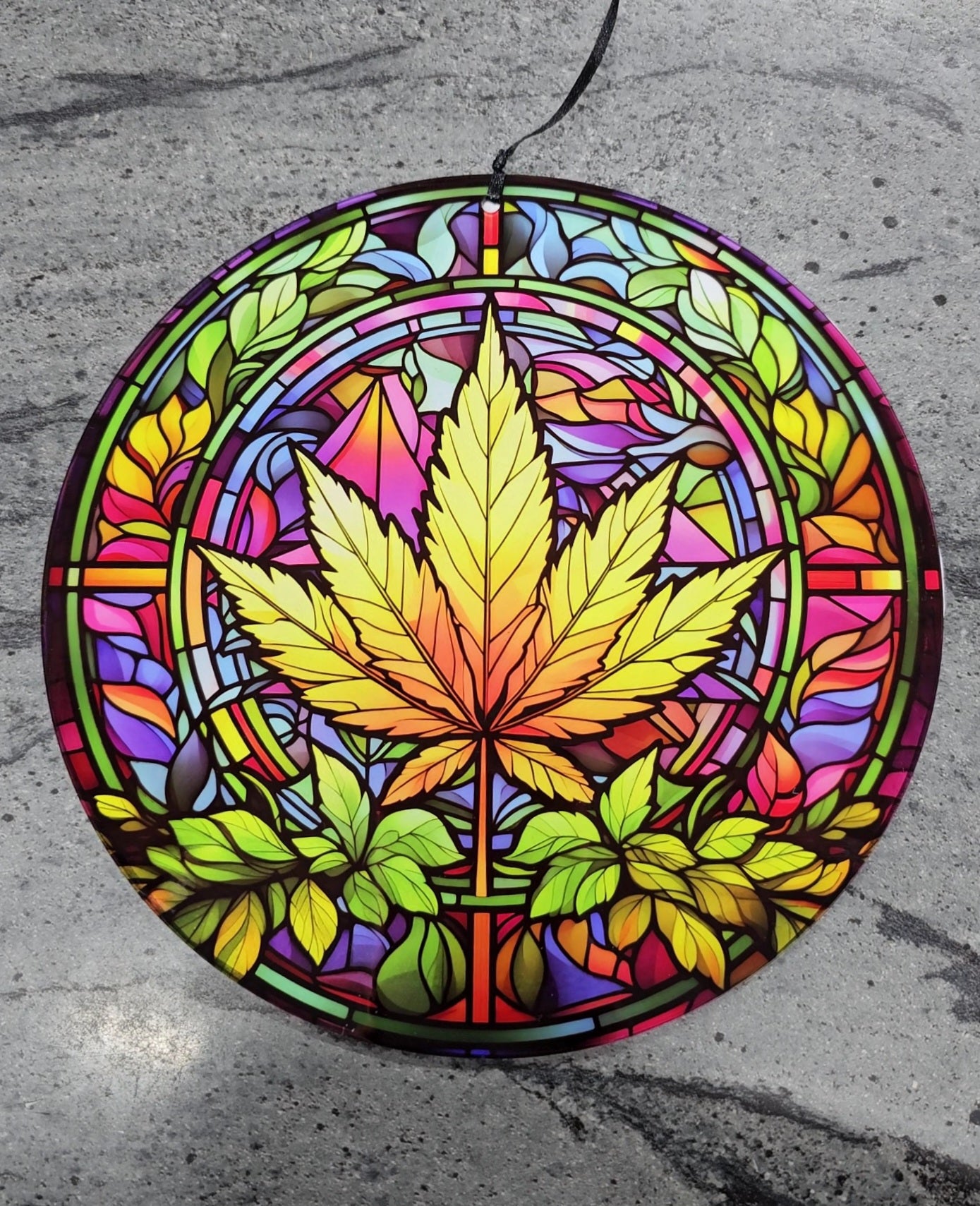 Faux Stained Glass Suncatchers