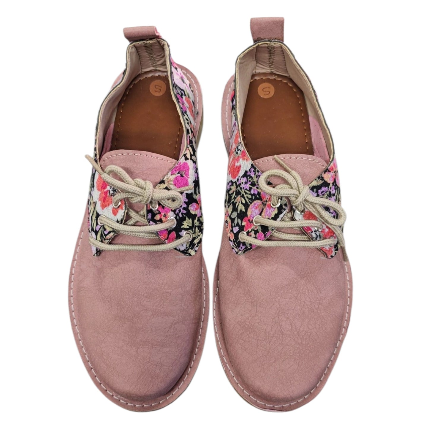 Pink Floral Vellies