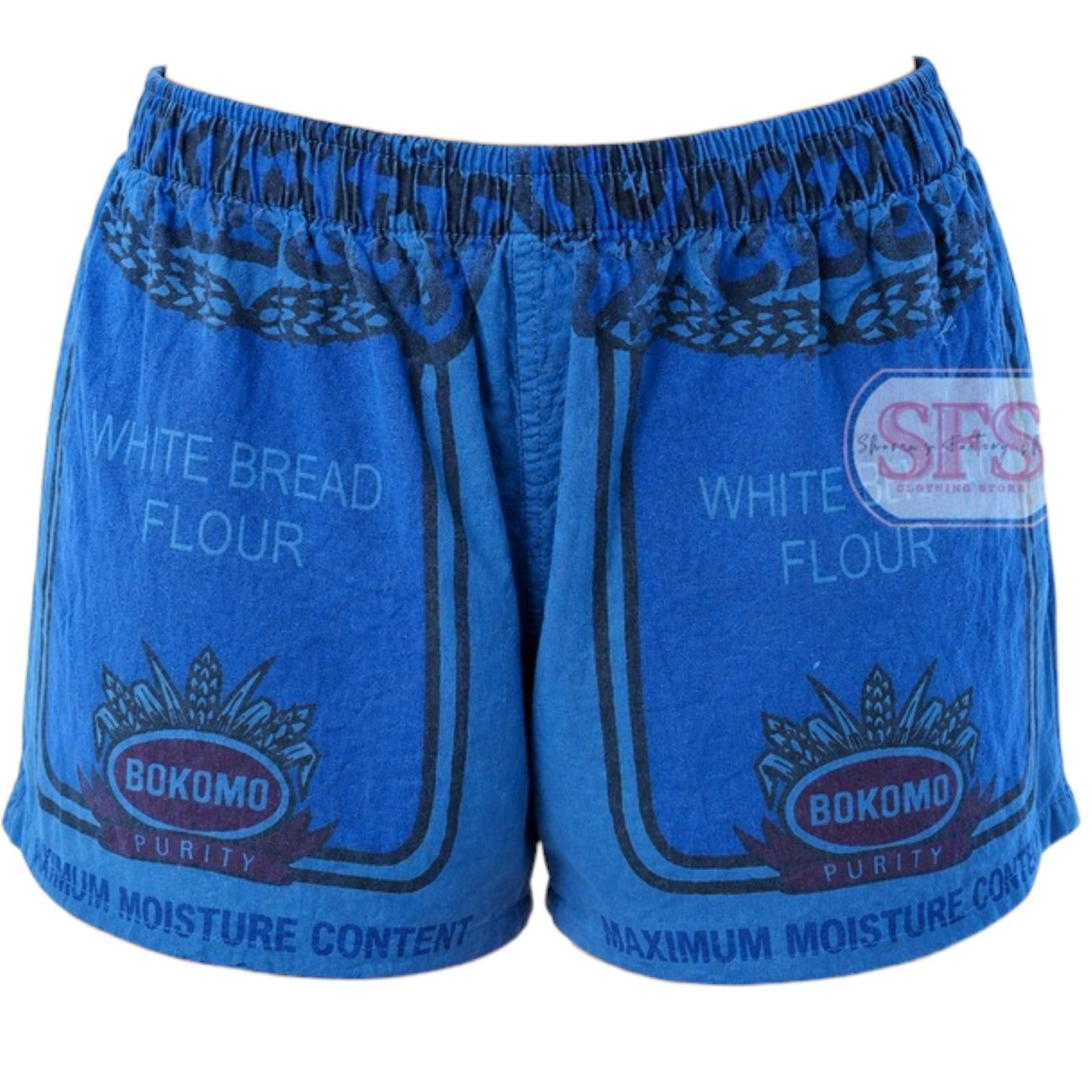 Navy Unisex Flourbag Supa Shorts | Meelbroeke