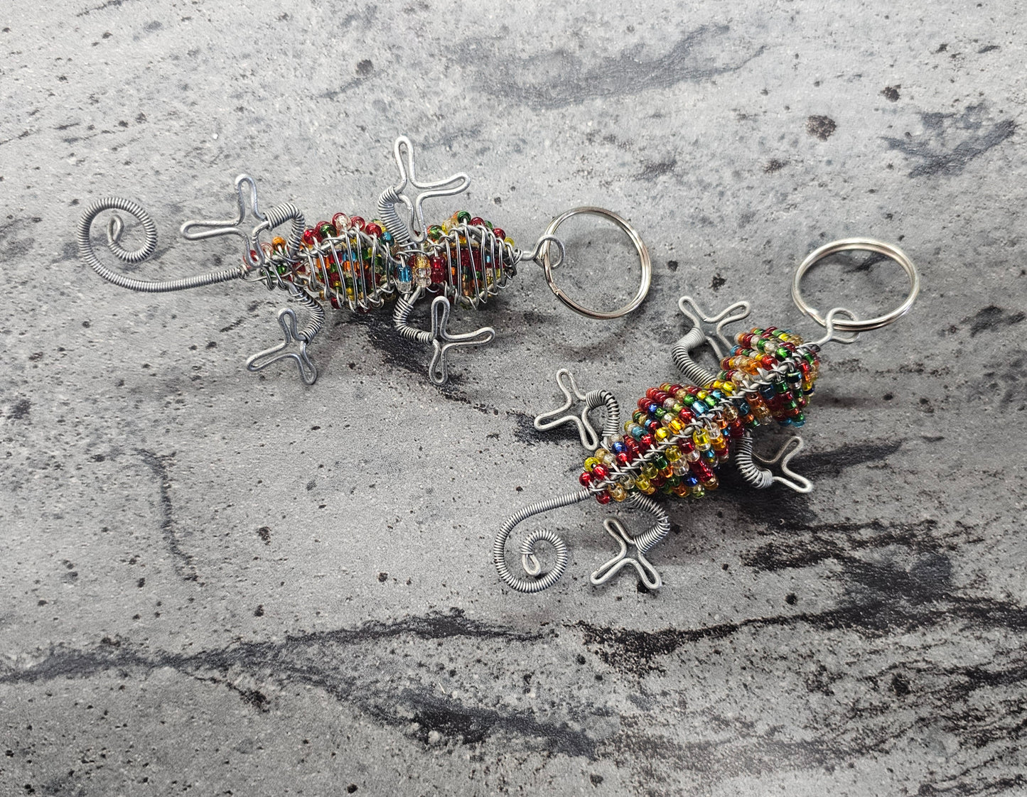 Beaded Animal Keyrings