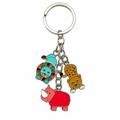 3 Charm Safari Keyring